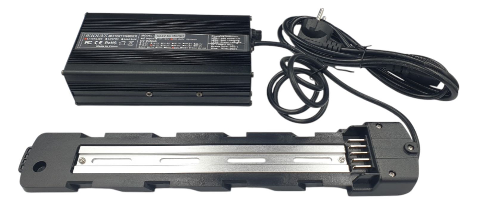 Akumulator bidon do roweru, hulajnogi, 48V 34Ah LG M58T 13S6P 21700 ultra_charger-1