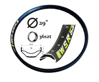 WSR 538 622X38mm 29" wzmocniona obręcz do ebike