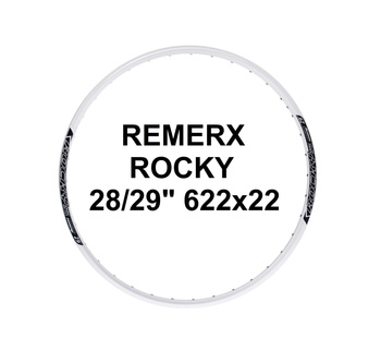 Wzmocniona obręcz REMERX ROCKY 28/29" 622mm 36h pod tarczę biała